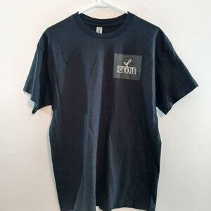 Gildan Heavy Cotton Christian Graphic Tee Featuring NJ Youth Logo Medium Black